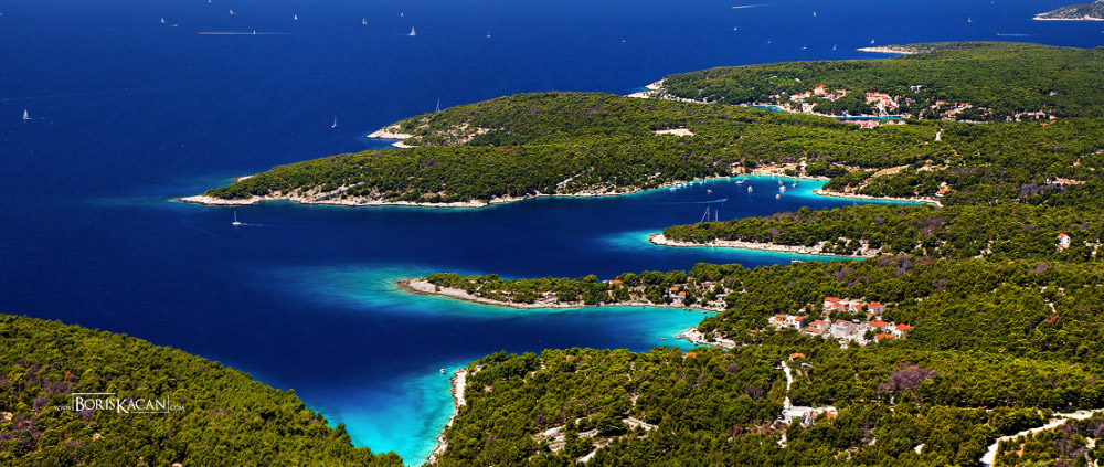 Beaches on the island of Brac